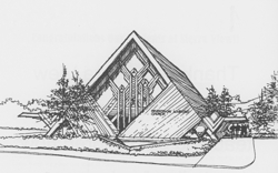 Adventist Church architectural drawing